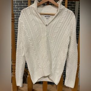 🌟 White Croft & Barrow Quarter Zip